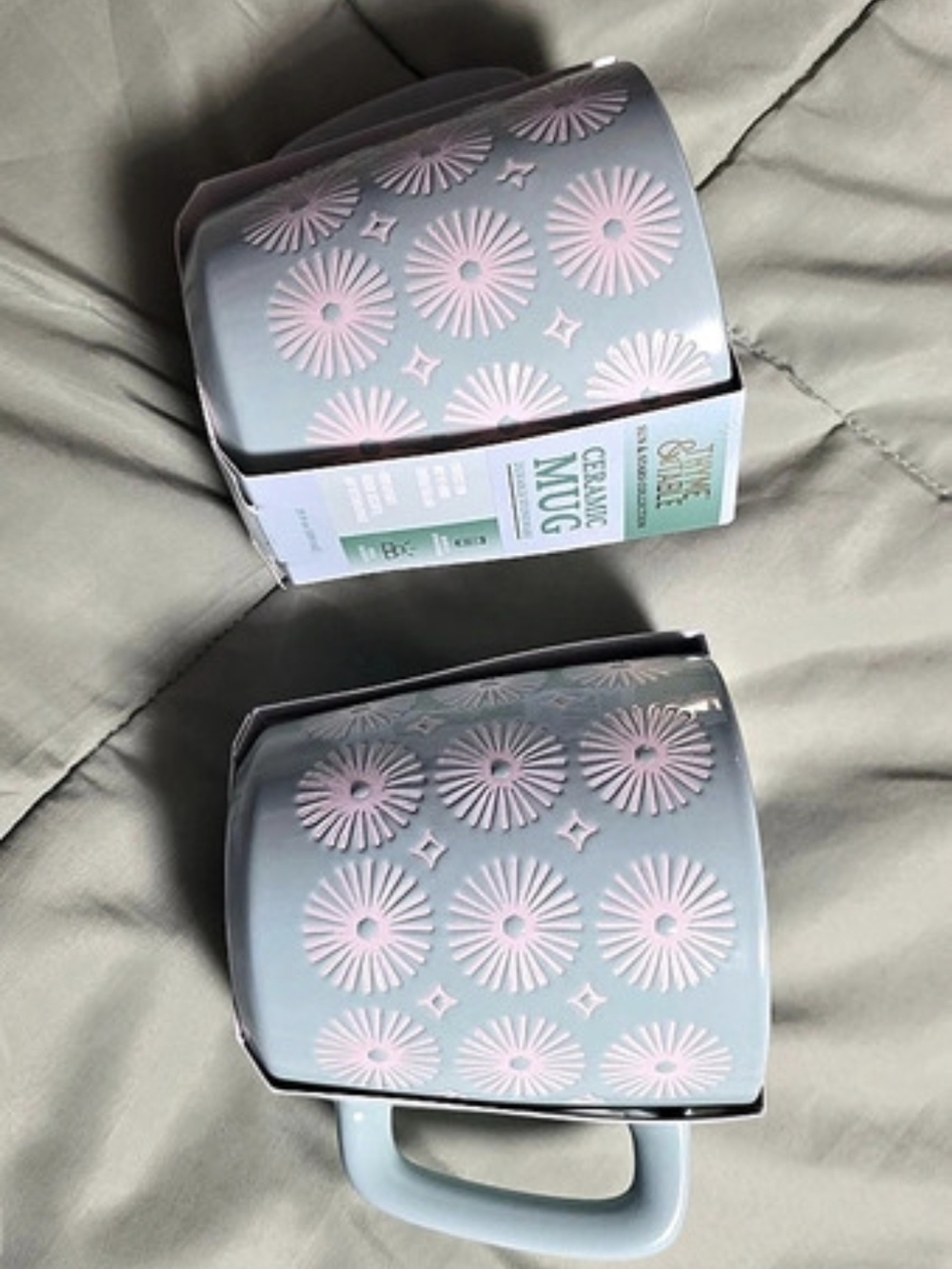 Thyme & Table Sun & Stars Collection Ceramic Mug Ceramic Mug Set of 2